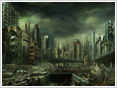 Ciudad destrozada